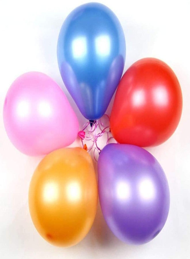 AMFIN® (Pack of 25) 10 inch Metallic Balloons Multi for Birthday Decoration, Decoration for Weddings, Engagement, Anniversary - Multi - Image 3